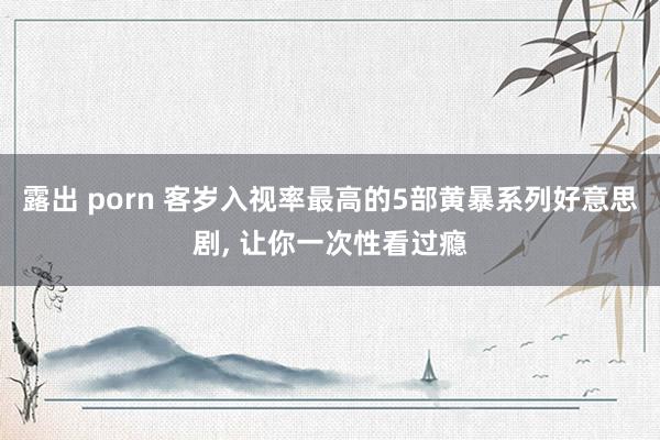 露出 porn 客岁入视率最高的5部黄暴系列好意思剧， 让你一次性看过瘾